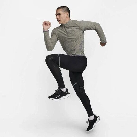 Nike Dri-FIT ADV Division Men's Running racing Tights Black Small FN3385-010 NEW - Picture 4 of 9